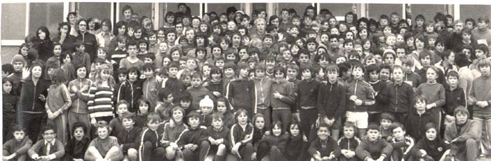 Cross du coll�ge en 1970